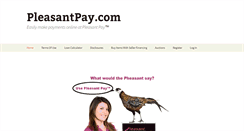 Desktop Screenshot of pleasantpay.com